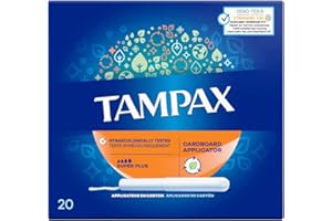 Tampax Super Plus Lot de 20 tampons en carton