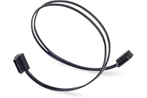 SILVERSTONE TECHNOLOGY SilverStone SST-CP11-300 - bardzo cienki kabel SATA III 6 Gb/s, materiał pod kątem 90°, złącza super niskoprofilowe, 30 cm