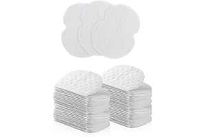 TUONYIS 100 pezzi (50 paia) cuscinetti usa e getta per ascelle, ultra sottili, unisex, cuscinetti per il sudore, cuscinetti per il sudore ascellare, per uomini e donne, cuscinetti anti-traspirante e