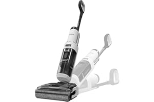 Tineco Floor One S6 Stretch Lite odkurzacz na mokro i sucho, 180° płaski design, 13 cm wysokości, 2-stronne czyszczenie, Suszenie powietrzne wirowe, 40 min pracy, pod meblami