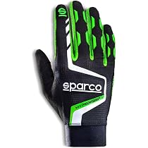 Gants De Sport Sparco 002094NRRS12 - Noir/rouge, Taille 12, Pour Gaming, Conduite, Haute Résistance