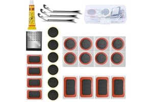 Sukudon Puncture Repair kit Bicycle Repair Kit, practical Puncture Repair Kit, Bike Tyre Repair Kit, Bicycle Repair Kit for emergencies