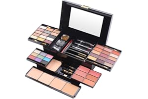 JasCherry 49 Colors Makeup Kit Combination with Eyeshadow Blusher Press Powder and Lip Gloss - Ideal Make Up Cosmetic Set for Professional and Daily Use #1