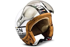 Soxon® SP-325 Plus „Black“ · Jet-Helm · Motorrad-Helm Roller-Helm Scooter-Helm Moped Mofa-Helm Chopper Retro Vespa Vintage Pilot Biker Damen · ECE 22.05 Visier Schnellverschluss Tasche XS–XL (53-62cm)