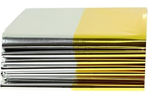 UNBEKANNT Emergency Blanket / Rescue cover Gold / Silver 160 x 210 cm