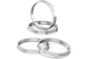 GEARMONSTER Anillos de centrado para llantas de aluminio, 74,1 x 72,6 mm, 4 piezas, anillos centradores, anillos centradores, anillos de aluminio anodizado para BMW