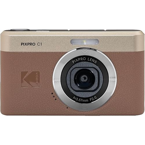 KODAK Pixpro C1 – Ultra-Compact Digital Camera | 13MP BSI CMOS, 4X Zoom, 2.8\