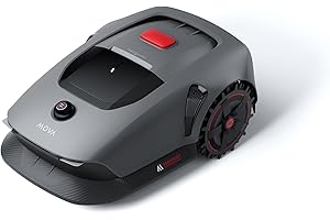 MOVA 1000 Robot Tosaerba Senza Filo Perimetrale, Mappatura 360° 3D LiDAR per 1000 m², Ostacoli Intelligenti, App Control, Ruote Fuoristrada, Taglio a U, Ricarica Rapida