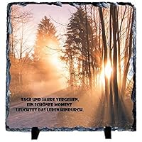 Schieferplatte mit Ihrem Foto bedruckt als Grabbild oder Deko für Zuhause