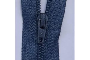 TURNER BROWNE CRAFTS 1 Zip 41 Colours 18 20 22 25 30 35cm 7-14 Inch Nylon Closed End No3 Skirt 456, 212 Airforce Blue Grey, 14 inch
