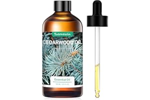 YUEONEWIN Olio per legno di cedro 100 ml, puro legno di cedro, oli essenziali per diffusore, olio essenziale di cedro, olio essenziale per aromaterapia, per massaggi, fai da te, sapone, produzione di candele