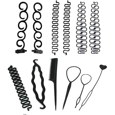 4 Pezzi Di Treccia Di Capelli Francese Topsy Tail Clip Magic Styling - Foto 12