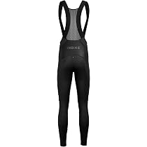 INBIKE Cuissard Thermo à Bretelles pour Femmes d'hiver Pantalon de vélo Pantalon de Cyclisme Coupe-Vent en Molleton Salopette Thermique avec Poches pour VTT