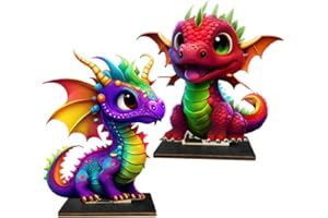 ODIWEN Diamond painting, Diamond Painting Drachen, 2 Stücke 5D Diamond Painting Ornamente, DIY 5d Diamant malerei Kits, Pterosaurier Bilder, 5D Diamant Full Malerei, Diamant painting