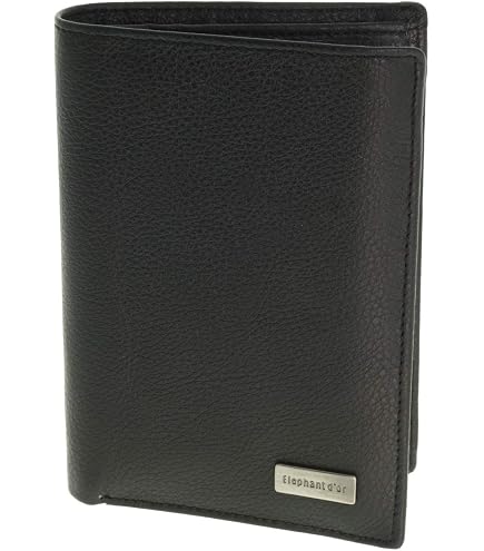 Portefeuille Homme Cuir Véritable Noir - Style Kenneth Browne - Marque Prime Hide - Neuf