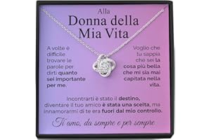 SOFIA FERRER Regali Di San Valentino Per Lei, Collana Argento 925 Donna, Regalo Anniversario Matrimonio, Collane Donna, Idee Regalo Per Lei, San Valentino, Cumpleanno