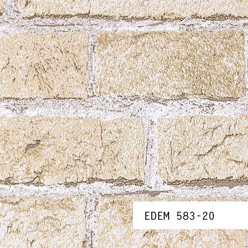 Tapeten MUSTER EDEM 583-Serie | Rustikale Vintage Optik Mauerstein Ziegelstein Tapete, 583-XX:S-583-24 - 3