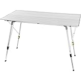 WOLTU CPT8132sb Alu Campingtisch klappbar Falttisch mit Tragetasche, Aluminium Campingtisch Reisetisch für 4-6 Personen 120 *