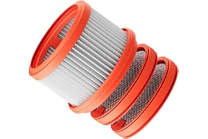 Geoviizon Filtros Accesorios Compatible con Xiaomi Mi Vacuum Cleaner G10Plus/G10/G9Plus/G9 Piezas de Repuesto (1 Filtro HEPA, 2 Prefiltros)