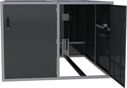 Fahrradgarage E-Bike Elektro Rad Aufbewahrungsbox Doppelte Garage für 2