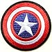 Produktbild Marvel Aufnäher / Flicken, Motiv: Schild von Captain America ("The First Avenger"), bestickt, zum Aufbügeln oder Aufnähen