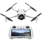 DJI Mini 3 (DJI RC - Ekran kumandalı) - 249 Gram ağırlık, 10 km uzağa gidebilen, 1/1,3 in&ccedil; 4K &ccedil;ekim &ouml;zellikli 38 dakika u&ccedil;uş