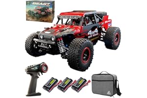 X-Verse SG202MAX Auto telecomandata 1:20 55KM/H RC Truggy 4WD All Terrain Offroad Truck Crawler per adulti e bambini, 3 batterie