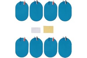 LIANCHEN 8 Stück 100×150mm spiegelfolie fenster regenabweiser autoscheiben auto fensterfolie regenfolie autospiegel für Verschiedene Fahrzeugrückspiegel, PKW, Van, SUV