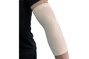MENURSY Protector de manga de línea PICC para brazo, codo, transpirable, fundido, suministros para circunferencia de brazo (M, camello)