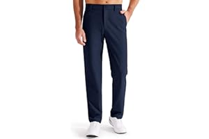 Libin Herren Golf Hose Classic Fit Flat Front Work Dress Hose 73cm/78cm Stretch Casual Hose Leicht mit Taschen