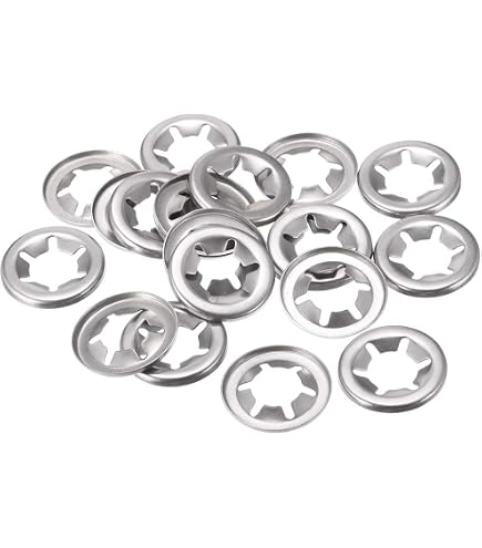 30 Rondelles à Dent Interne 4x12 Mm - Uxcell - Noir - Pour Serrures Et Blocages