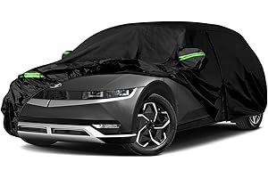 JUDANNA Funda Coche Reemplazo para 2021-2023 Hyundai IONIQ 5 SUV, Funda para Coche Exterior Cubre Coches Impermeable Transpirabl Coberturas Completas protección de Nieve, Lluvia, Polvo