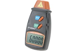 Cyfrowy Bezdotykowy Obrotomierz LCD, Tester Obrotów DT2234C Prędkościomierz Fotoelektryczny Tester Obrotów (bez Baterii)