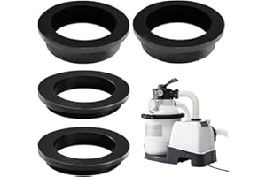YIXISI 4 PCS 11228 11412 Pool Sealing Rings Washers, Pool Filter Pump L-Shape O-Ring, Pool O-Ring Replacement Accessories Compatible with Intex Sand Filter Pump 26323CA, 26323EH, 26331CA, 26331EH