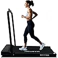 MASTON MST-T100A 3.0HP Walking Pad Under Desk Treadmill with LED Display & Remote Control, Portable Treadmills Motorized Running Machine for Home Office Use, 1-10KM/H 120Kg Capacity