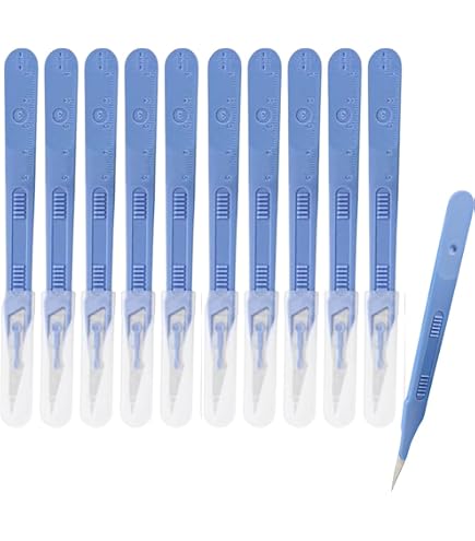 Lames Scalpel #20 Et #23 – 200 Pièces + Poignée #4 – Usage Chirurgical Et Dentaire – Neuf