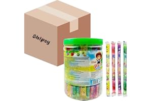 Jelly Sticks Jelly Straws Fruit 1.70 kg 100 Pieces Shipsy Box