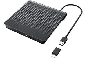 ‎LPUNCD LPUNCD Externes DVD CD Laufwerk Extern USB 3.0 & Type-C, 2025 Upgrade Externes DVD Laufwerk für Laptop Externer CD/DVD Brenner +/-RW für Desktop, Kompatibel mit Windows 11/10/XP/8/7/Vista/Linux/MacOS