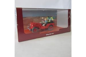 La Jeep willys MB 1943 1/43 TINTIN au pays de l'or noir par hergé moulinsart
