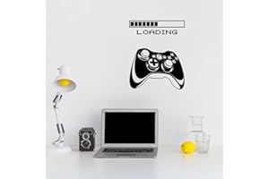 Nacnic adesivo da muro raffigurante joypad x-box. Vinile. Arredamento minimalista per la casa, la cameretta dei bambini e dei ragazzi. Immagine di Alta Qualità.