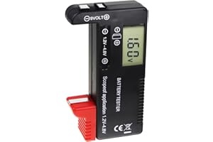 GAIN EXPRESS Numérique Batterie Testeur Universel Batterie Volt Vérificateur pour AA/AAA/C/D / 9V / 1.5V Piles Bouton Ménage Batterie Vie Niveau Testeurs