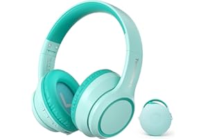 TONOSHARK Aktive Noise-Cancelling Kopfhörer Kinder, 60 Std Spielzeit. Kopfhörer Kabellos Bluetooth Kinder, Over-Ear Headset Mit Integriertem Mikrofon, Für Zuhause/Schule/Reise – Inklusive Tragetasche