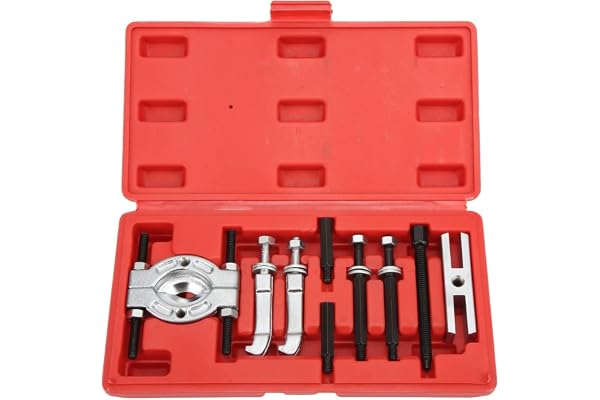 Leapiture Ensemble D'extracteur de Séparateur de Roulement 9 Pièces Ensemble D'extracteur de Séparateur de Roulement Kit D'outils de Retrait de Roulement Portable Séparateur de Roulement en Métal