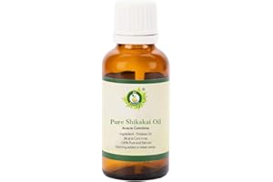 R V Essential Puro aceite shikakai 30ml (1.01oz)- Acacia Concinna (100% puro y natural) Pure Shikakai Oil