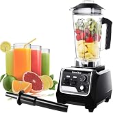 Professional Blender Baso Blender, 2200W High Speed Blenders for Smoothies, Ice Smoothies Blender, Frozen Dessert with Timer,