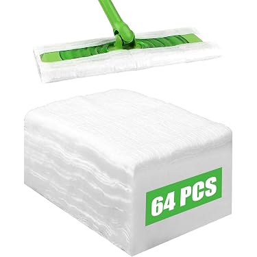 Produktbild von 120x Trocken-Staubtücher – Einweg, 30x20 Cm, Für Flachwischer, Elektrostatisch, Für Alle Böden