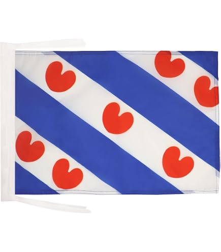Flaggenfritze® Stockflagge Niederlande Flevoland – 30 X 45 Cm Mit Holzstab