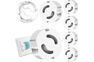 NATURAS BOUQUTIS 20 Stück Steckdosen Kindersicherung, Steckdosenschutz Kindersicherung Steckbar zum Stecken, Steckdosensicherung für Baby und Kinder, Kindersicherung Babysicherung Steckdose Steckdosen Abdeckung Weiß