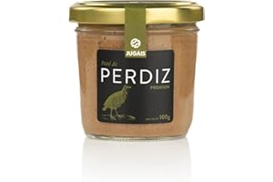 QUINTA DE JUGAIS Paté de Perdiz 100 g – Paté Tradicional de Carne de Caza – Estilo Gourmet Portugués – Sabor Rico e Intenso – Ideal para Galletas Saladas, Pan o Tapas