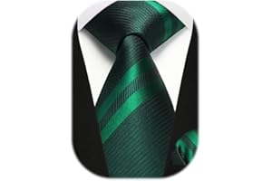 Enlision Krawaty dla mężczyzn ślub kratka krawat i poszetka zestaw męski krawat z chusteczką do formalnego biznesu